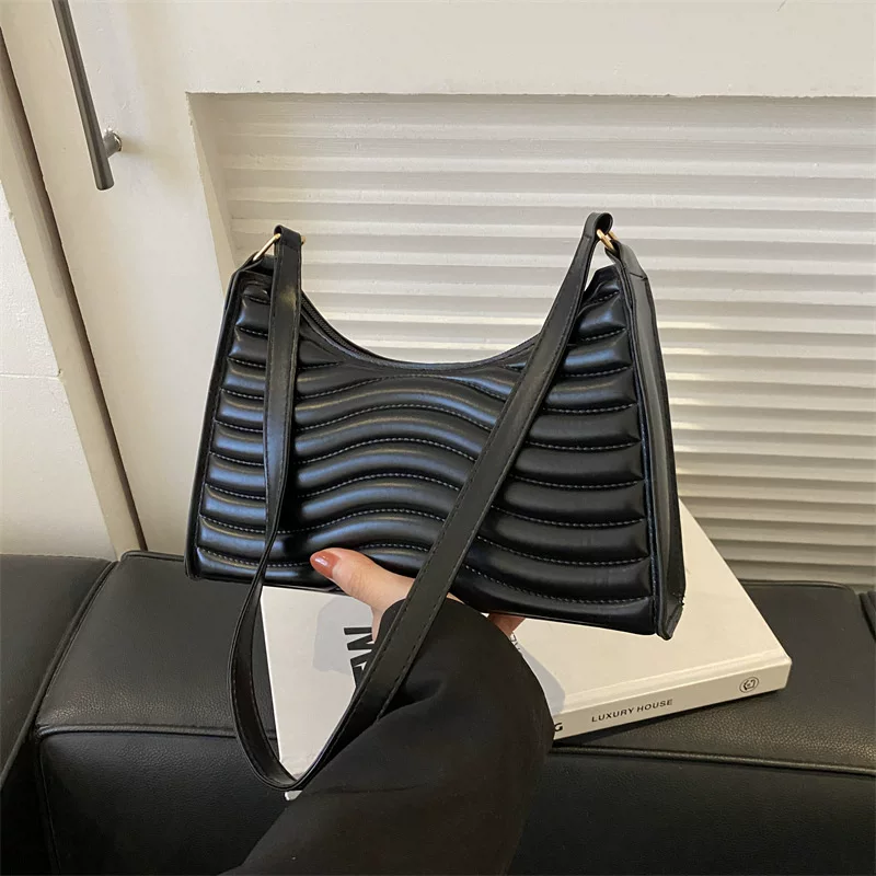 Wavy Stitched Bag