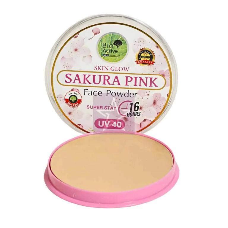 Bio Active Sakura Pink Face Powder