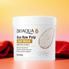 BIOAQUA RICE RAW PULP HAIR MASK